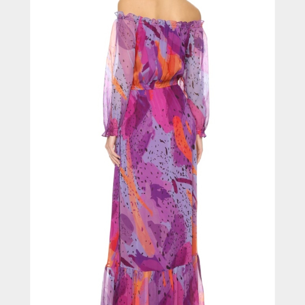 Diane Von Furstenburg pink floral Maxi - Picture 6 of 8